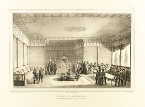 Signering av Adrianopel-traktaten ved det gamle palasset i Edirne, 1834 av Auguste Joseph Desarnod