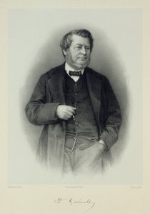 Portrett av Adolphe Guéroult 1810-1872. av Auguste Lemoine