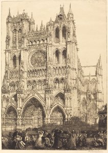 Amiens Cathedral (Amiens Cathedral - Inventory Day) av Auguste Lepere
