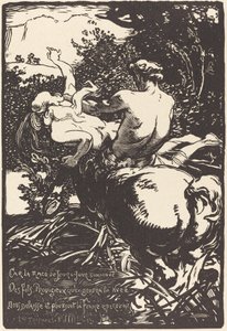 Kentauren Kentauren, 1896. av Auguste Lepere