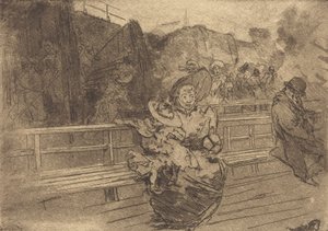 Avgang til Greenwich Depart pour Greenwich, 1891. av Auguste Lepere