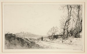 Derni?res feuilles (Vend?e) (Siste blader [Vendee]) av Auguste Lepere