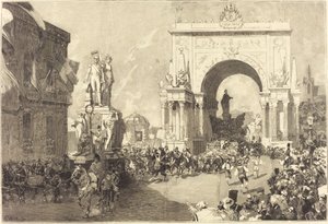 Jubileumsfeiring i Brussel av Auguste Lepere