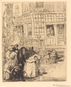 Jødiske kvartaler i Amsterdam av Auguste Lepere