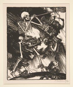 Death and Discord will Rain on the Earth, fra The War of 1914, første serie, nr. 7 av Auguste Lepere