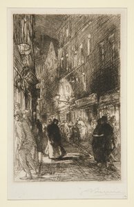Galande gate av Auguste Lepere