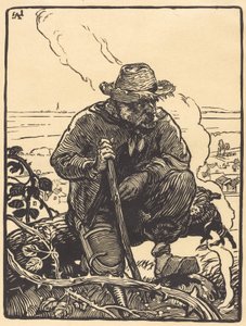 Landstiggeren, 1895. av Auguste Lepere