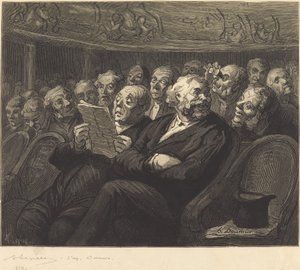 Orkestersetene, 1878. av Auguste Lepere