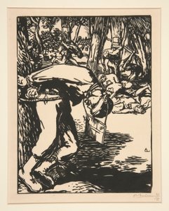 The Francs-Tireurs (Sharpshooters), fra The War of 1914, første serie, nr. 11 av Auguste Lepere