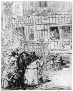 Jødisk kvarter i Amsterdam, c1870-1910 1924