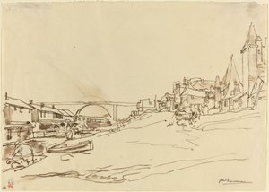 Huset til kongen av Polen (Angers) av Auguste Lepere