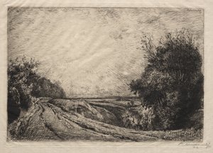 Houssoye-veien av Auguste Louis Lepère