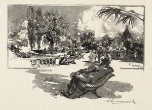 The Terrace of the Liberal Arts av Auguste Louis Lepère