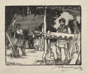 Lamellmakeren av Auguste Louis Lepère