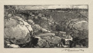 Long-Rocher-sirkuset av Auguste Louis Lepère