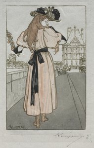 Paris Almanac, 1897: Vår av Auguste Louis Lepère