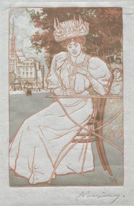Paris Almanac, 1897: Sommer av Auguste Louis Lepère