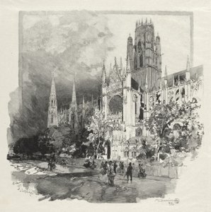 Illustrert Rouen: Saint Ouen Church