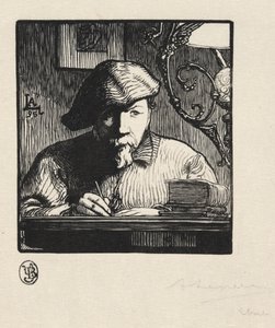 Selvportrett av Auguste Louis Lepère