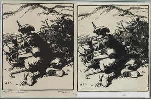 Alpene i bakhold av Auguste Louis Lepère