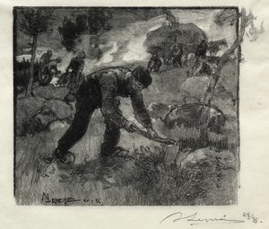 Lynggravere av Auguste Louis Lepère