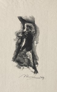Ved uren av Sept-Cavernes av Auguste Louis Lepère