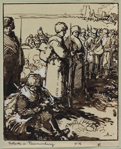 Bataille de Tannenberg, 1914. av Auguste Louis Lepère