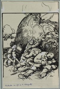Slaget ved Col de la Chiprotte av Auguste Louis Lepère
