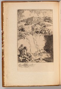 Katalog over utstillingen til Auguste Lepère: Frontispice, 1908. av Auguste Louis Lepère