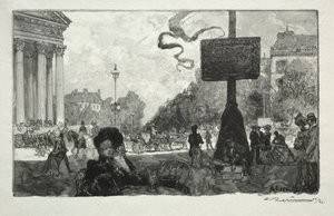 Hjørnet av Royal Street av Auguste Louis Lepère
