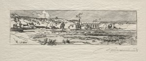 Dam av Issy les Moulineaux av Auguste Louis Lepère