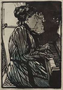 Studie med fire hender av Auguste Louis Lepère