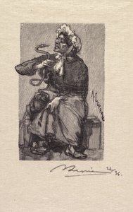 Fontainebleau Forest: Serpent Merchant av Auguste Louis Lepère