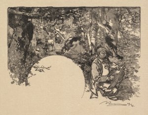 Fontainebleau-skogen: Malerne av Auguste Louis Lepère