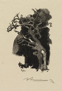 Fontainebleau Forest: The Raging One av Auguste Louis Lepère