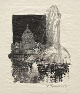 Lysende fontener av Auguste Louis Lepère