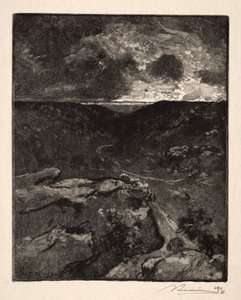 Franchard-dalen. av Auguste Louis Lepère