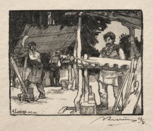 Lamellmakeren av Auguste Louis Lepère