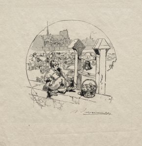 Apple Market, nr. 2 av Auguste Louis Lepère