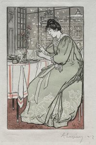 Paris Almanac, 1897: Vinter av Auguste Louis Lepère