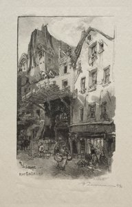 Galande gate av Auguste Louis Lepère
