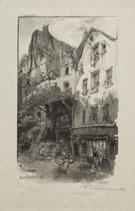 Galande gate. av Auguste Louis Lepère