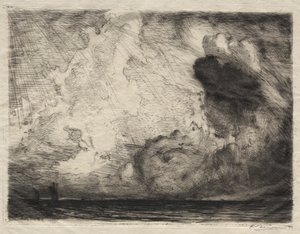 Sjølandskap av Auguste Louis Lepère