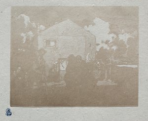 Tiggerne ved det siste huset, 1905. av Auguste Louis Lepère