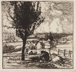 Ønsker fra Jouy-le-Moutier, 1893. av Auguste Louis Lepère