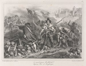Album fra 1831: Frihet eller død! , 1831. av Auguste Raffet