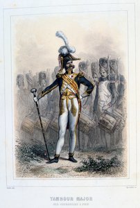 Trommemajor i Grenadiers-à-Pied, 1859. av Auguste Raffet