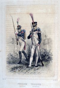 Fusilier Grenadier and Fusilier Chasseurs, 1859.