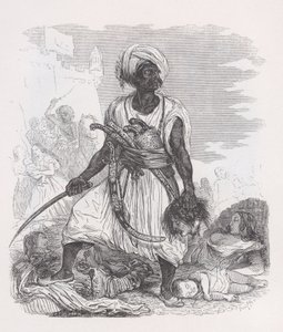 Psara fra The Complete Works of Béranger, 1836. av Auguste Raffet