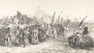 The Grand Review of Juste-Milieu Passing La Caricature, 30. oktober 1832 Gran..., oktober 1832